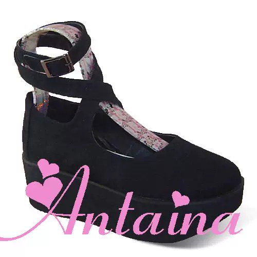 Antaina - Punk Lolita High Platforms Shoes Lolita Ankle Strap Shoes - Image 57