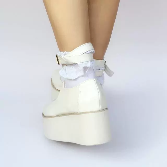 Antaina - Punk Lolita High Platforms Shoes Lolita Ankle Strap Shoes - Image 6