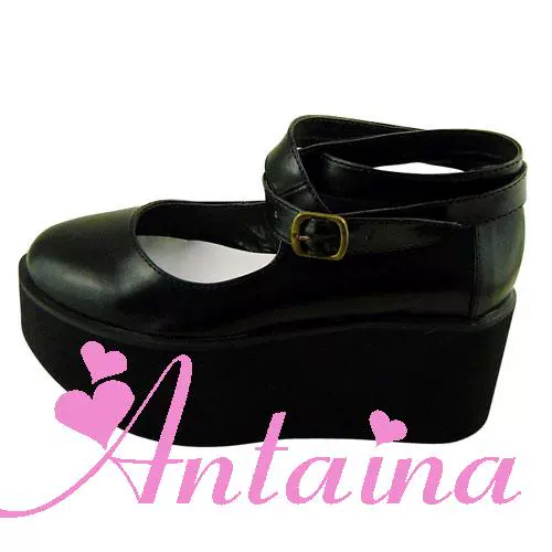 Antaina - Punk Lolita High Platforms Shoes Lolita Ankle Strap Shoes - Image 67