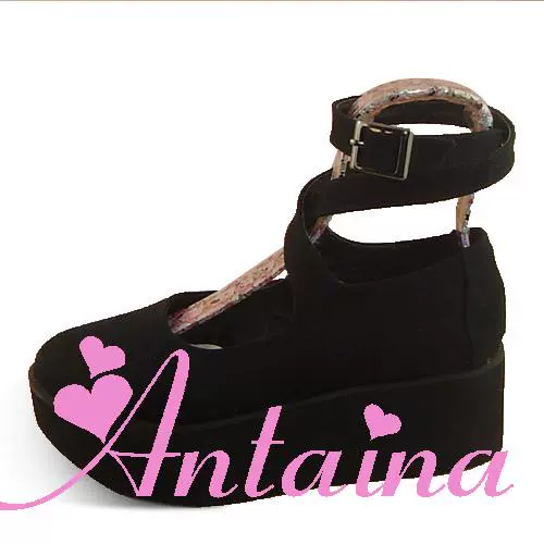 Antaina - Punk Lolita High Platforms Shoes Lolita Ankle Strap Shoes - Image 68