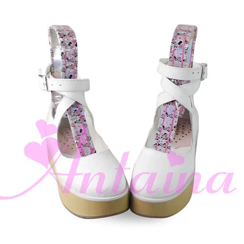 Antaina - Punk Lolita High Platforms Shoes Lolita Ankle Strap Shoes - Image 8