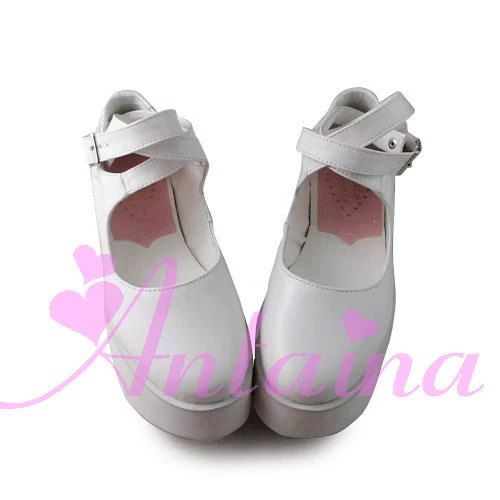 Antaina - Punk Lolita High Platforms Shoes Lolita Ankle Strap Shoes - Image 9