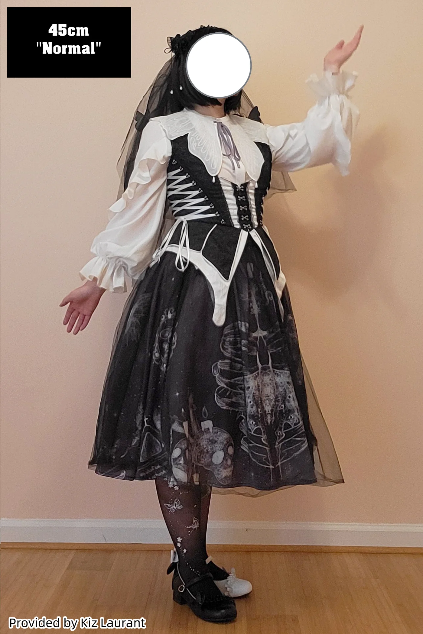 Dailywear A-Line Lolita Petticoat, 18" (45cm), Cotton Lining - Image 13