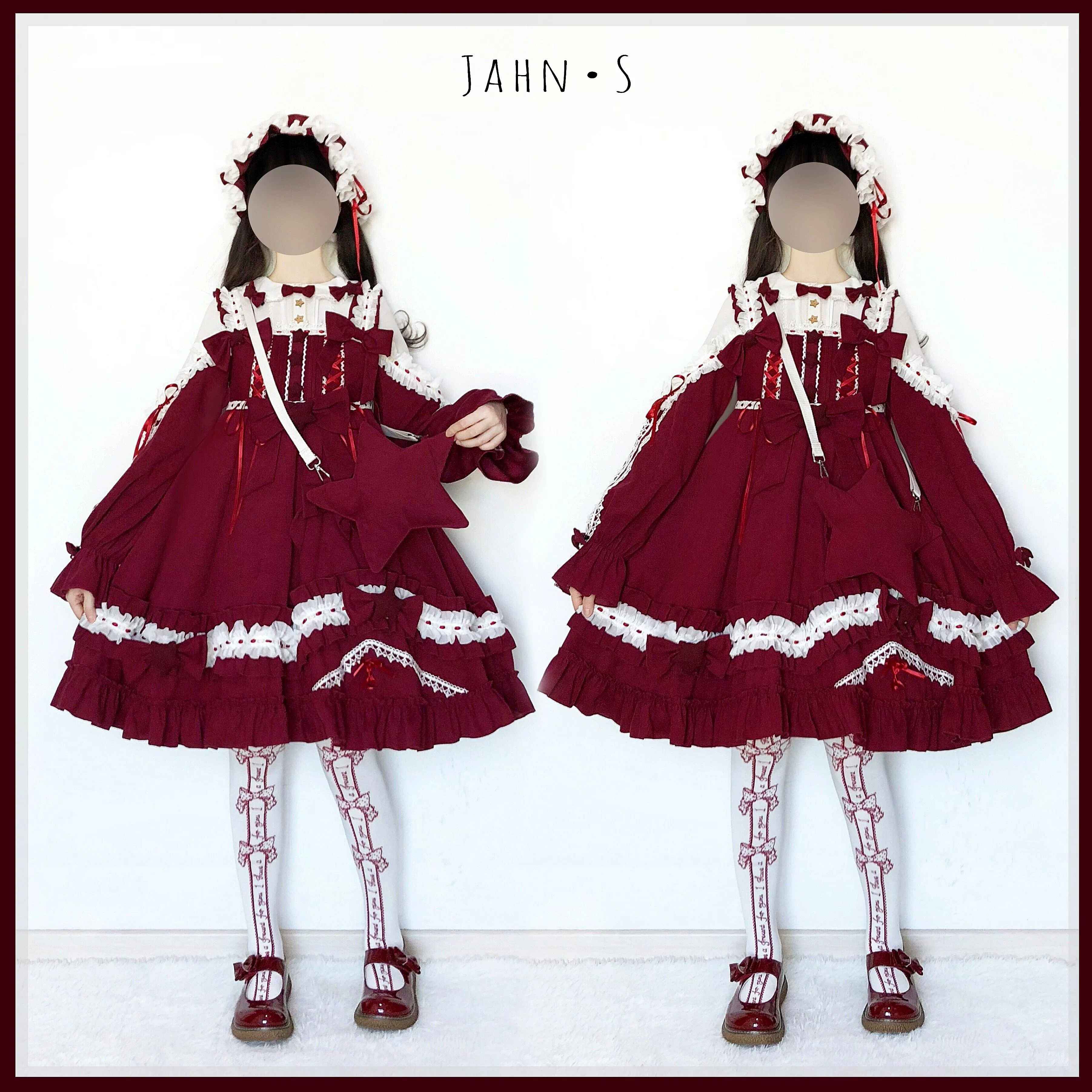Aurora Kiss - Daily Lolita Winter Dress, Long Sleeve - Image 11