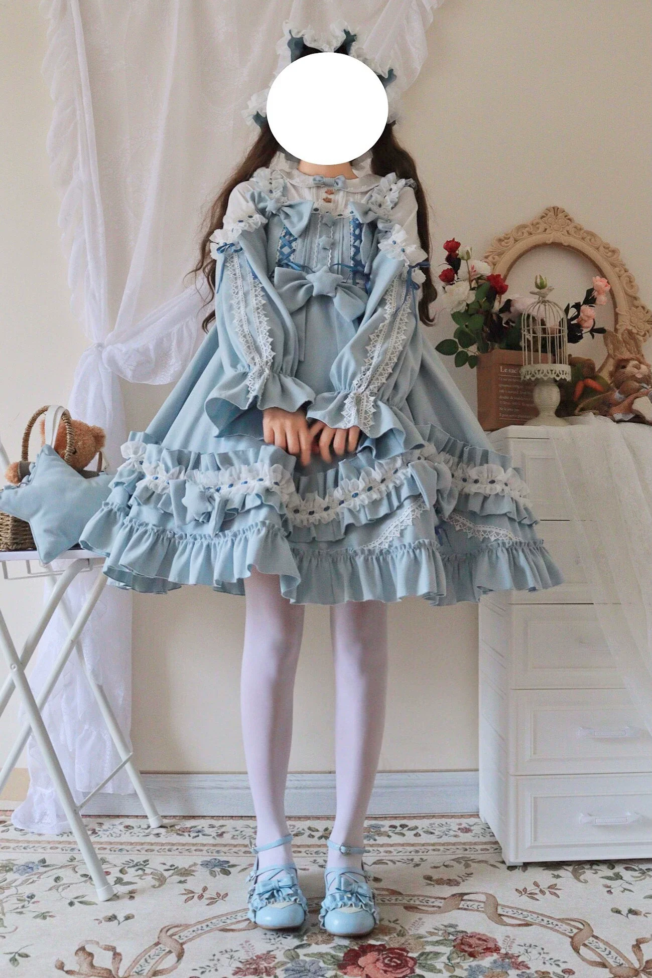 Aurora Kiss - Daily Lolita Winter Dress, Long Sleeve - Image 14