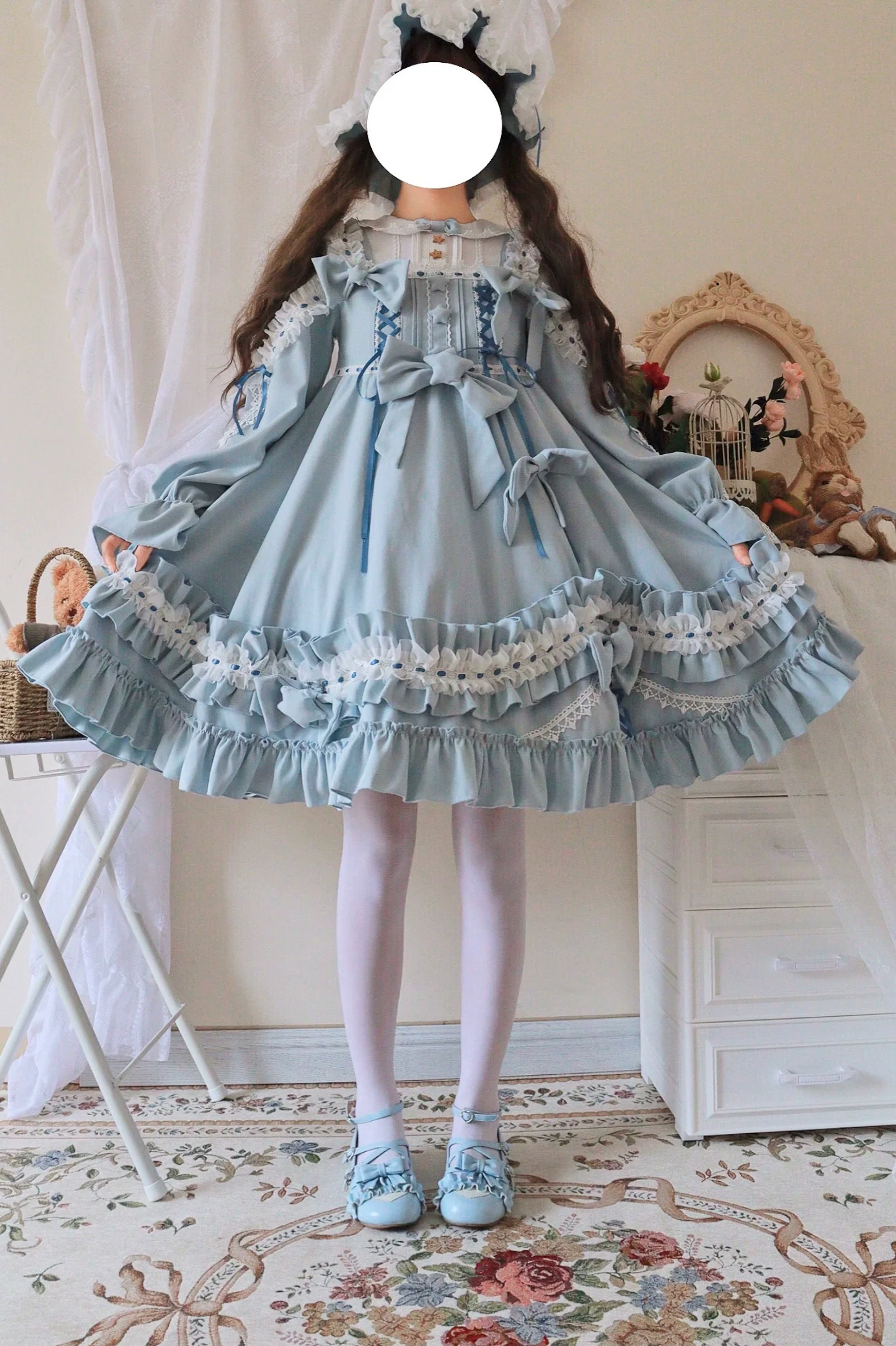 Aurora Kiss - Daily Lolita Winter Dress, Long Sleeve - Image 16