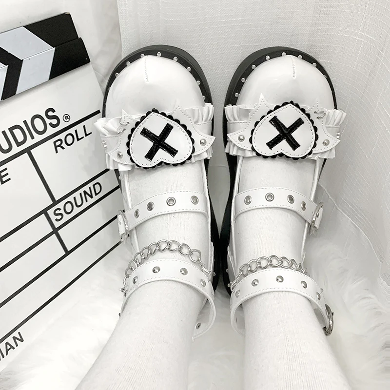 Beauty Bunny - Sweet Academy - Gothic Lolita Shoes Thick Sole Y2K Lolita Shoes - Image 12