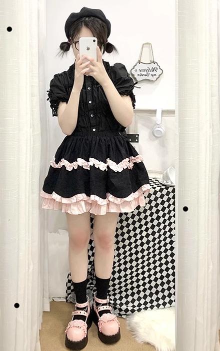 Beauty Bunny - Sweet Academy - Gothic Lolita Shoes Thick Sole Y2K Lolita Shoes - Image 20