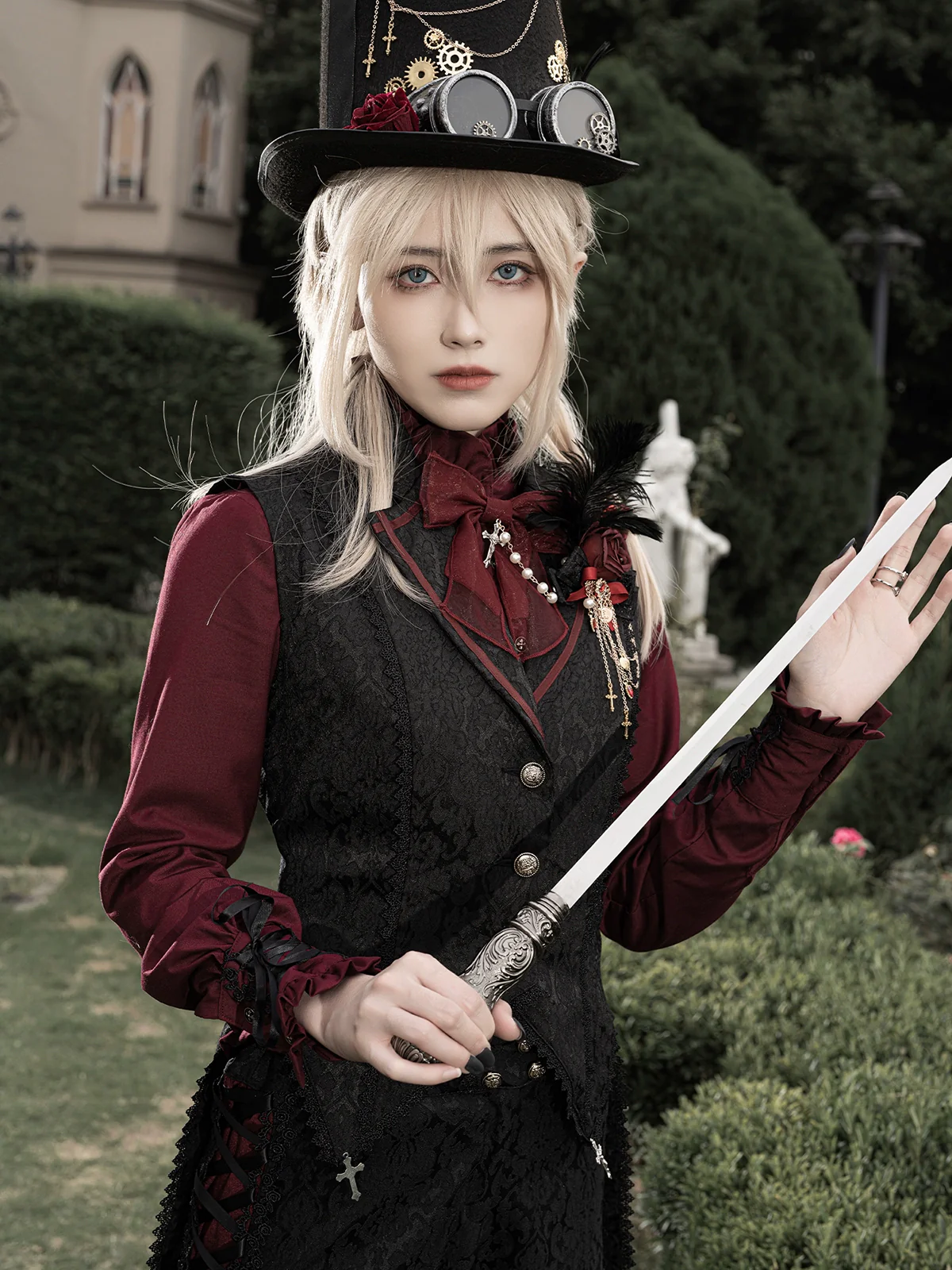 Luna Planetarium - Evil Fang - Gothic Lolita JSK Suit Ouji Lolita Shorts Suit - Image 11