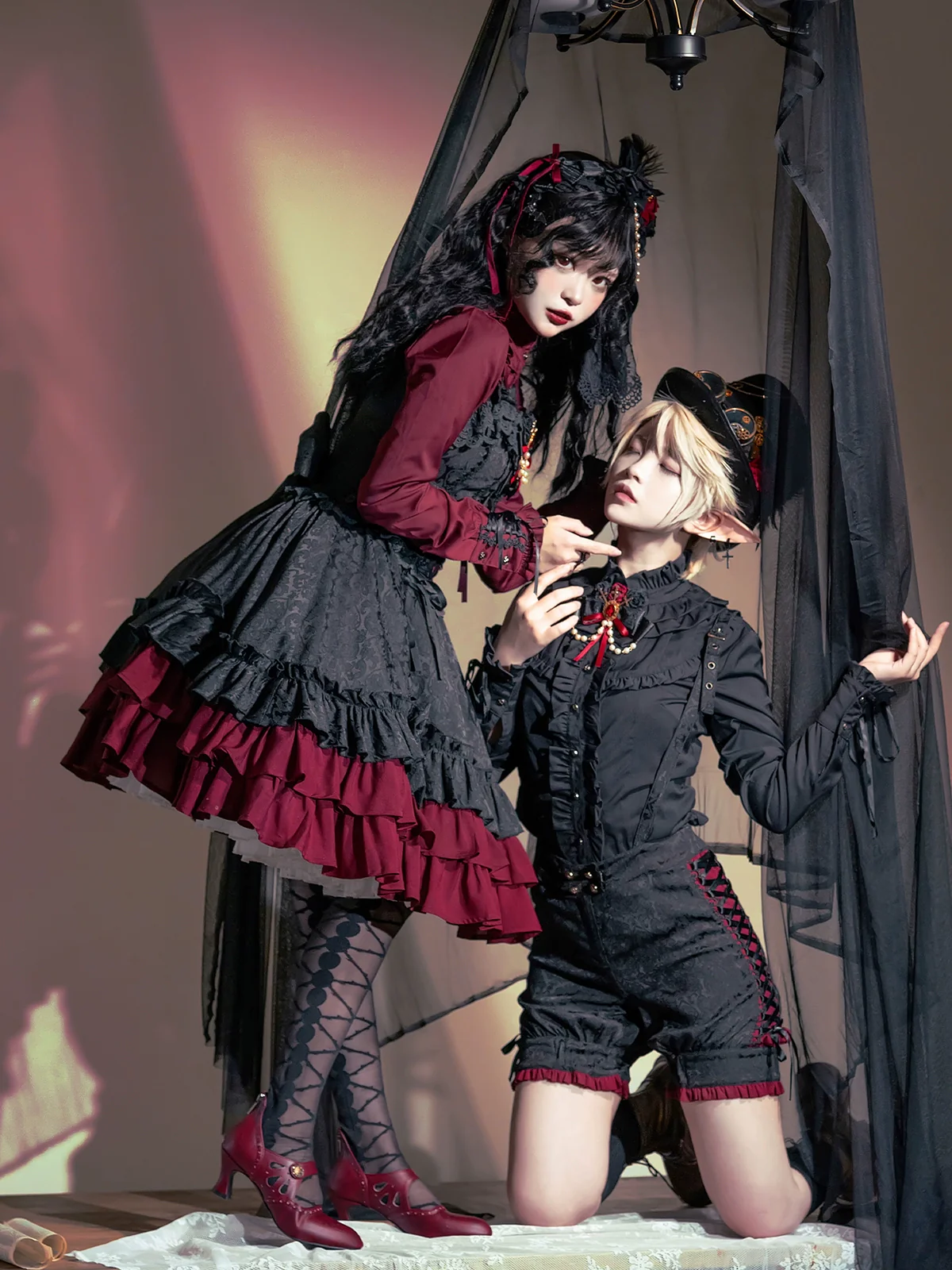 Luna Planetarium - Evil Fang - Gothic Lolita JSK Suit Ouji Lolita Shorts Suit - Image 12