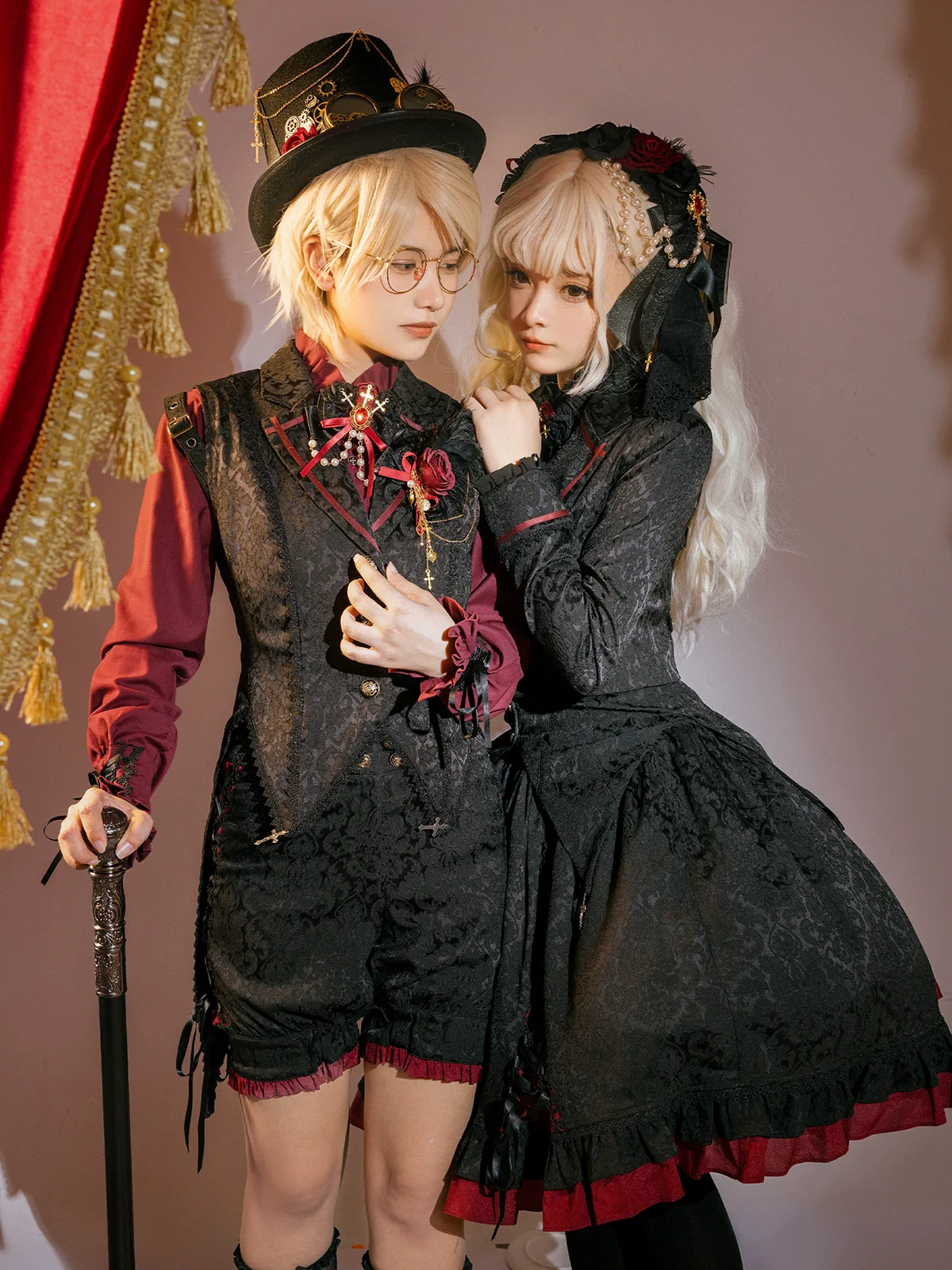 Luna Planetarium - Evil Fang - Gothic Lolita JSK Suit Ouji Lolita Shorts Suit - Image 13