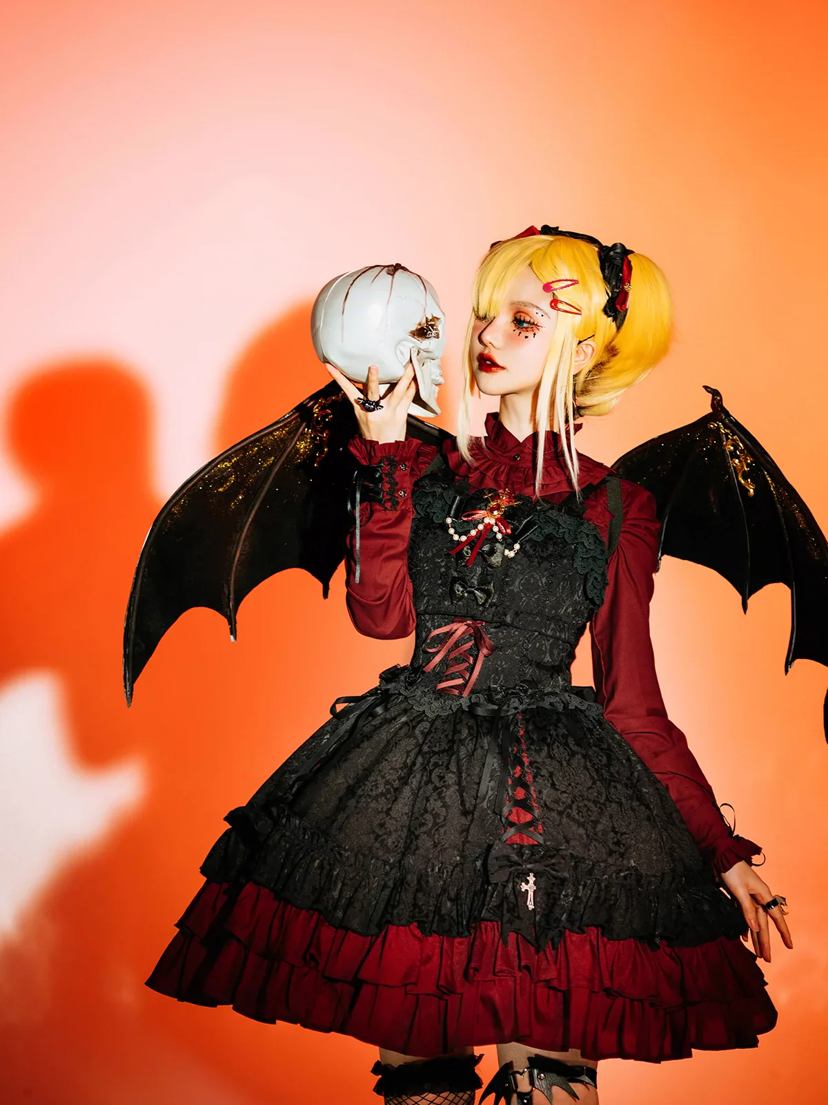 Luna Planetarium - Evil Fang - Gothic Lolita JSK Suit Ouji Lolita Shorts Suit - Image 16