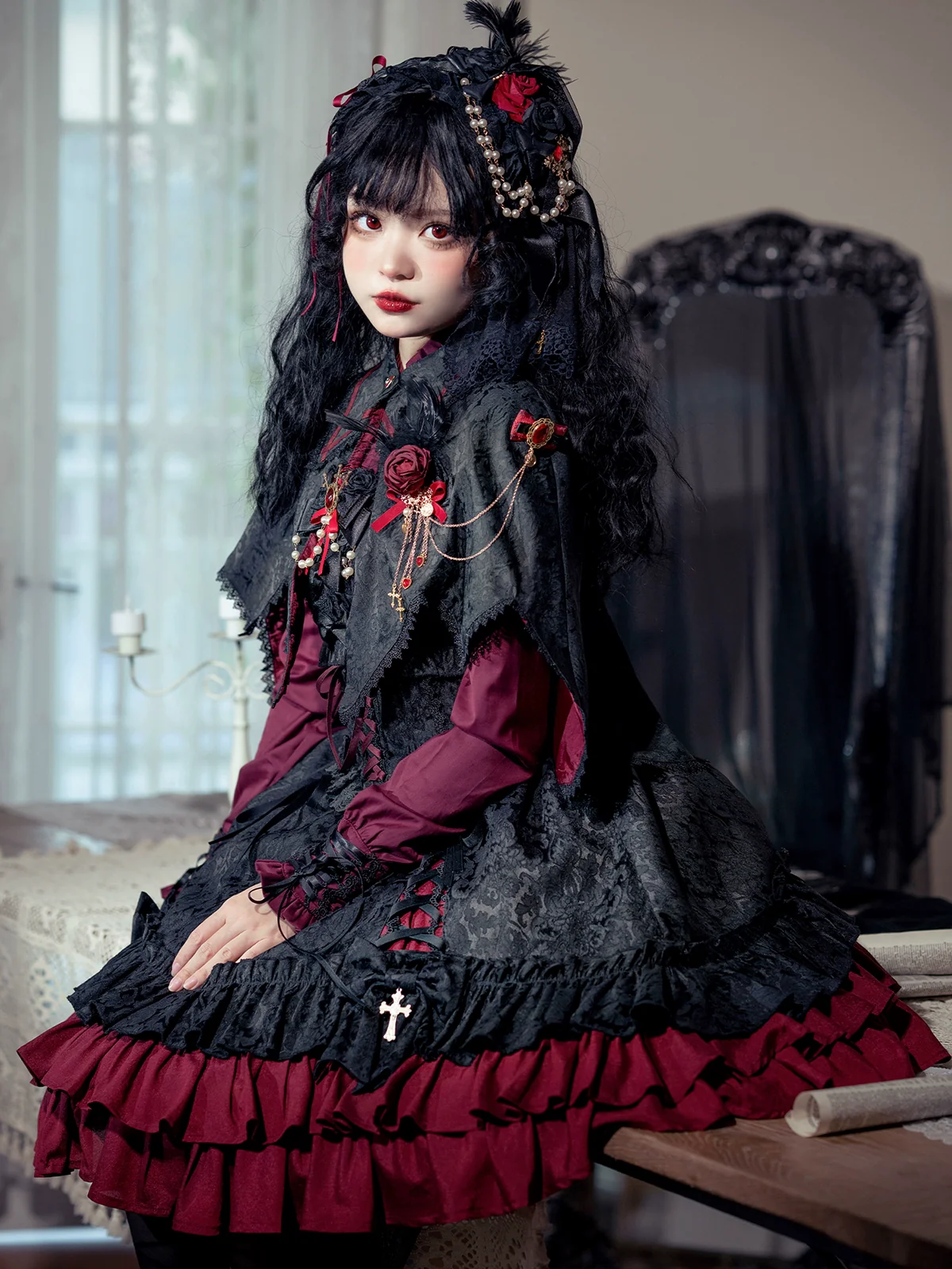 Luna Planetarium - Evil Fang - Gothic Lolita JSK Suit Ouji Lolita Shorts Suit - Image 18