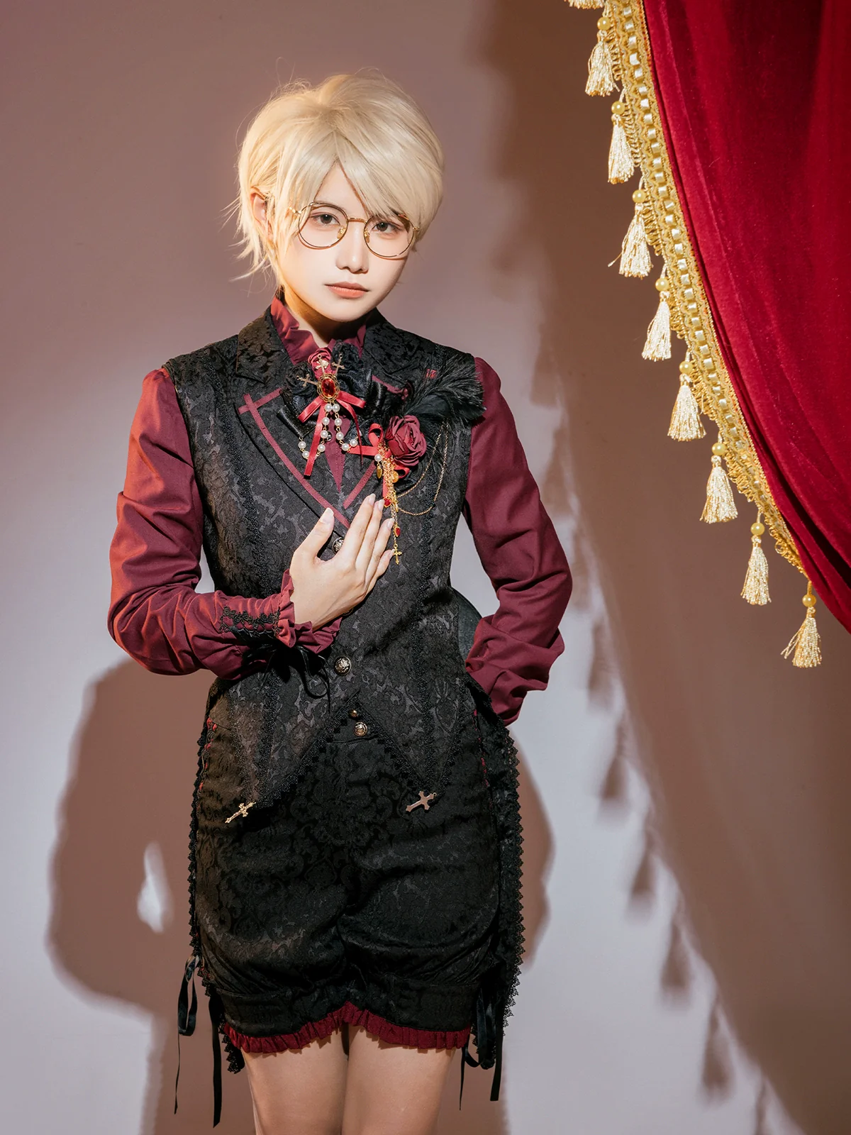 Luna Planetarium - Evil Fang - Gothic Lolita JSK Suit Ouji Lolita Shorts Suit - Image 23