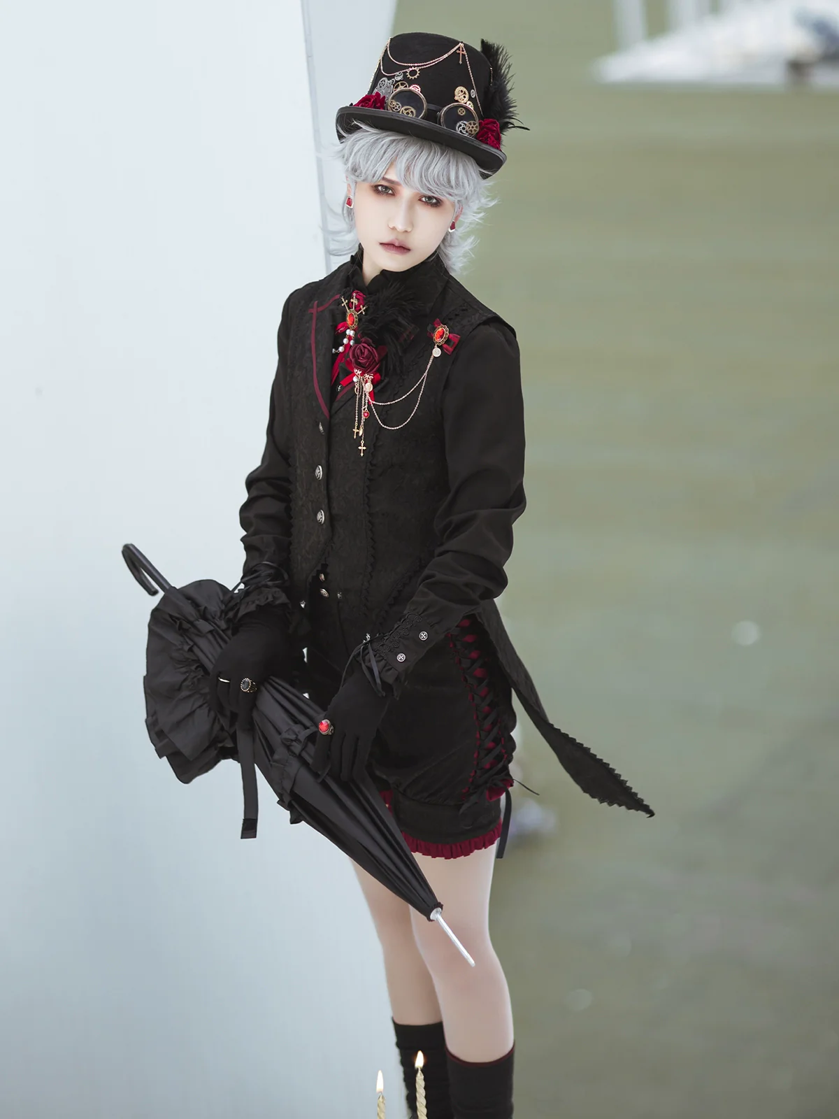 Luna Planetarium - Evil Fang - Gothic Lolita JSK Suit Ouji Lolita Shorts Suit - Image 26