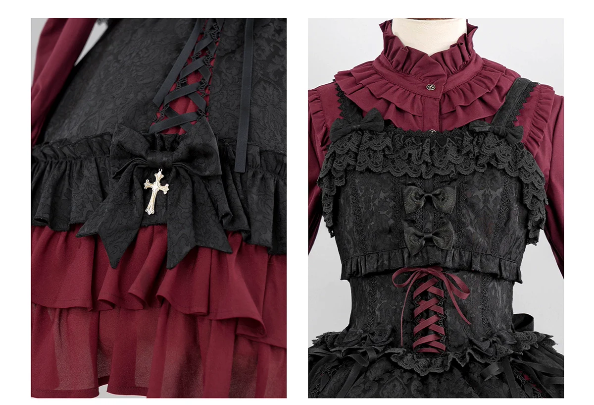 Luna Planetarium - Evil Fang - Gothic Lolita JSK Suit Ouji Lolita Shorts Suit - Image 34