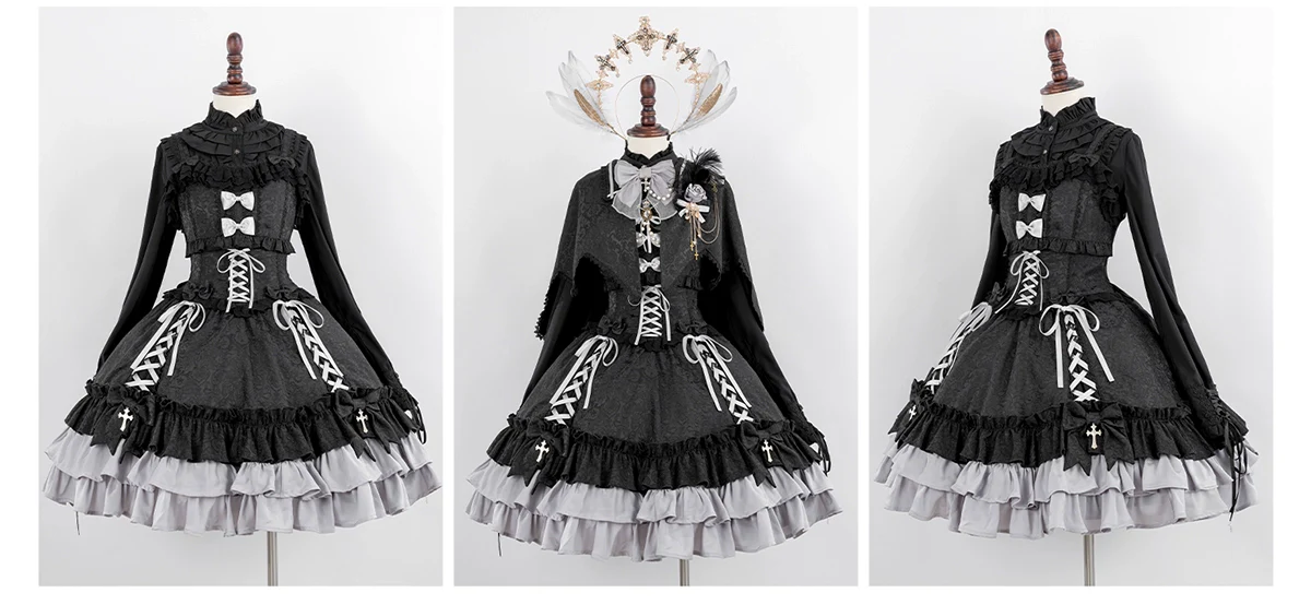 Luna Planetarium - Evil Fang - Gothic Lolita JSK Suit Ouji Lolita Shorts Suit - Image 37