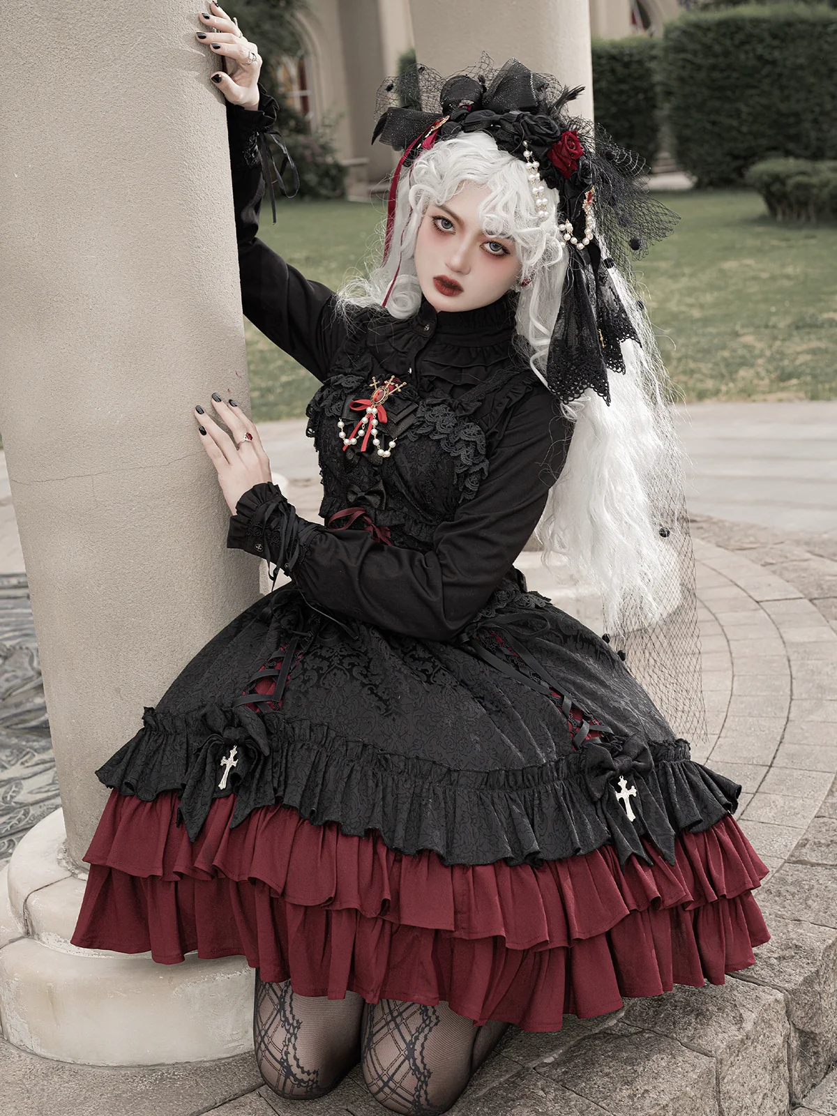 Luna Planetarium - Evil Fang - Gothic Lolita JSK Suit Ouji Lolita Shorts Suit - Image 4