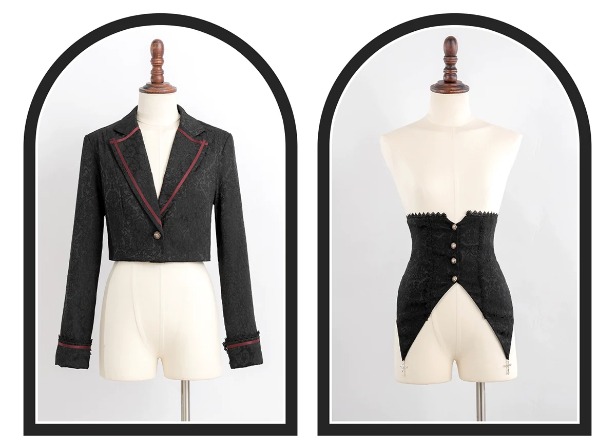 Luna Planetarium - Evil Fang - Gothic Lolita JSK Suit Ouji Lolita Shorts Suit - Image 50