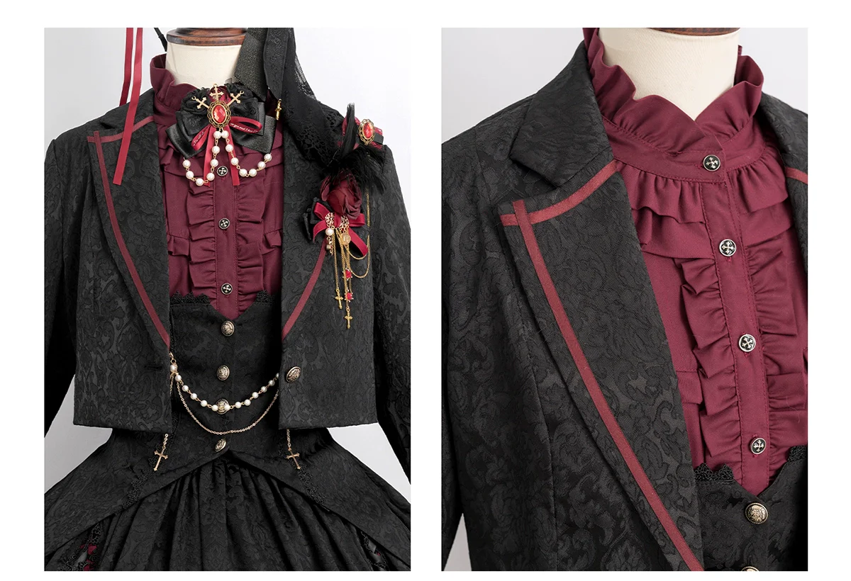 Luna Planetarium - Evil Fang - Gothic Lolita JSK Suit Ouji Lolita Shorts Suit - Image 53