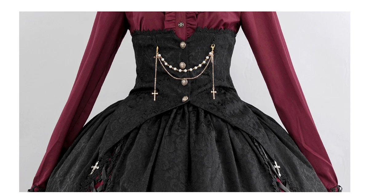 Luna Planetarium - Evil Fang - Gothic Lolita JSK Suit Ouji Lolita Shorts Suit - Image 55