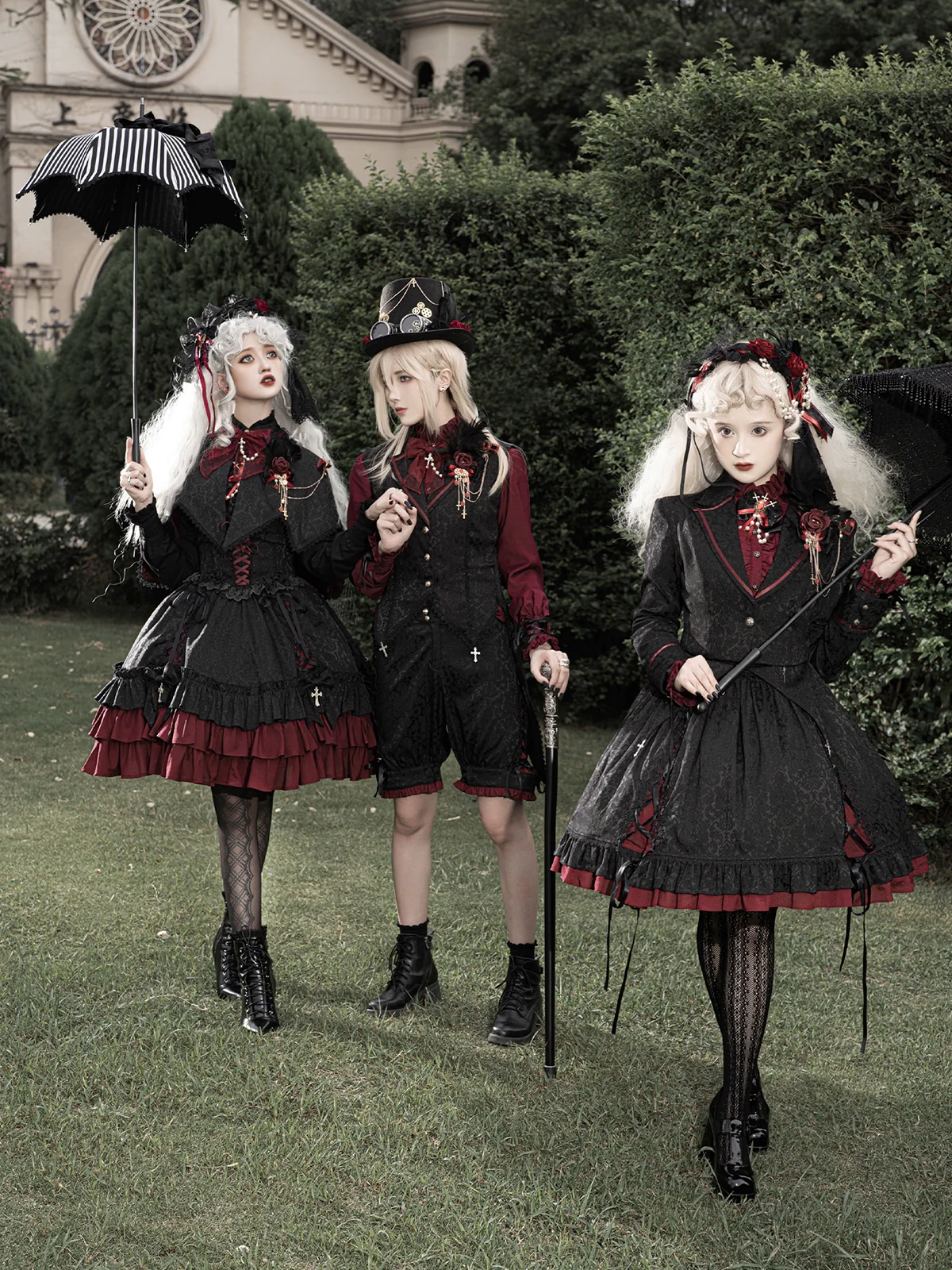 Luna Planetarium - Evil Fang - Gothic Lolita JSK Suit Ouji Lolita Shorts Suit - Image 6