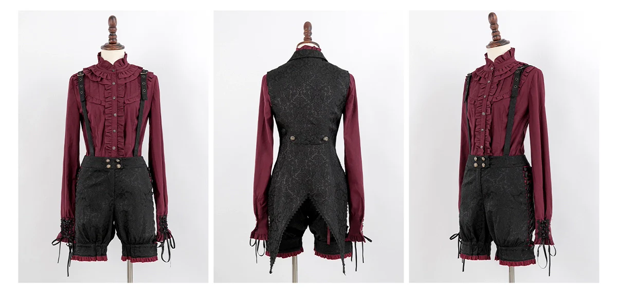 Luna Planetarium - Evil Fang - Gothic Lolita JSK Suit Ouji Lolita Shorts Suit - Image 63