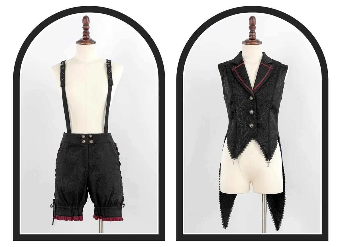 Luna Planetarium - Evil Fang - Gothic Lolita JSK Suit Ouji Lolita Shorts Suit - Image 64