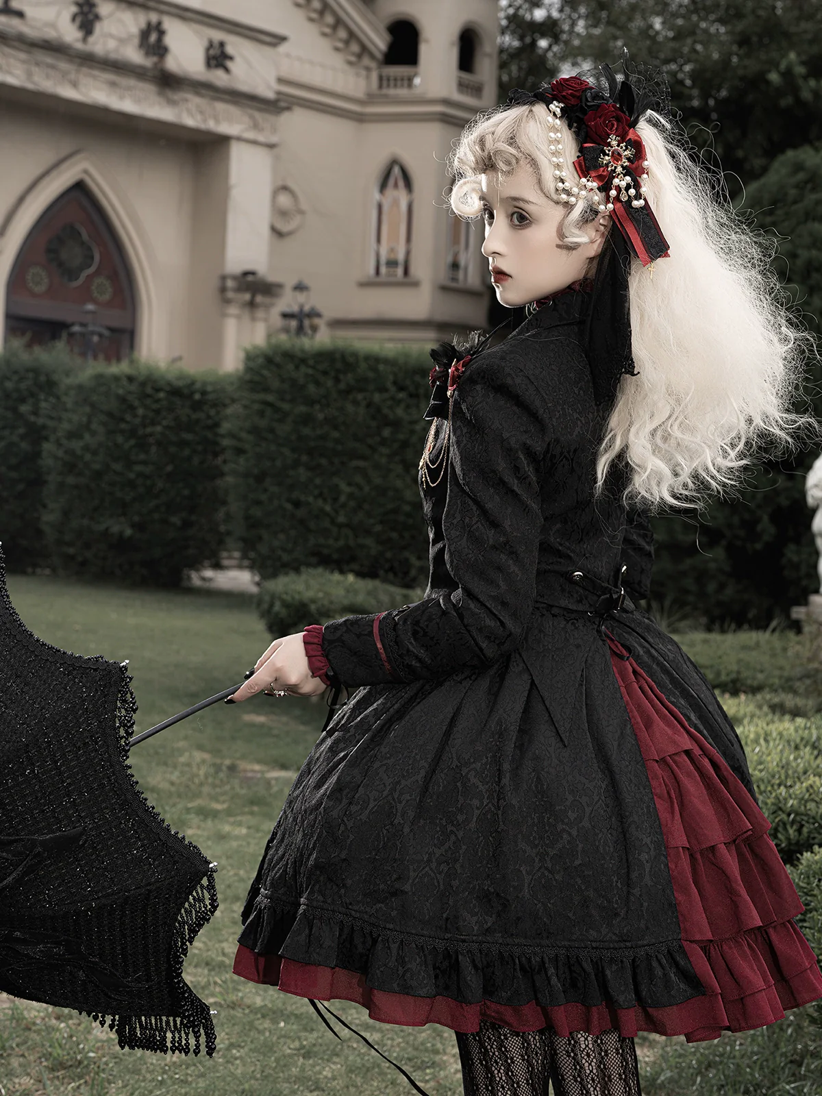 Luna Planetarium - Evil Fang - Gothic Lolita JSK Suit Ouji Lolita Shorts Suit - Image 9