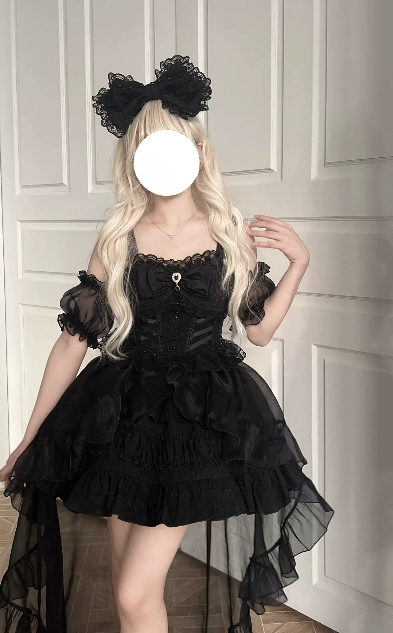 Rose Tale - Sweet Lolita Accessories Summer Trailing Short Sleeves KC - Image 5