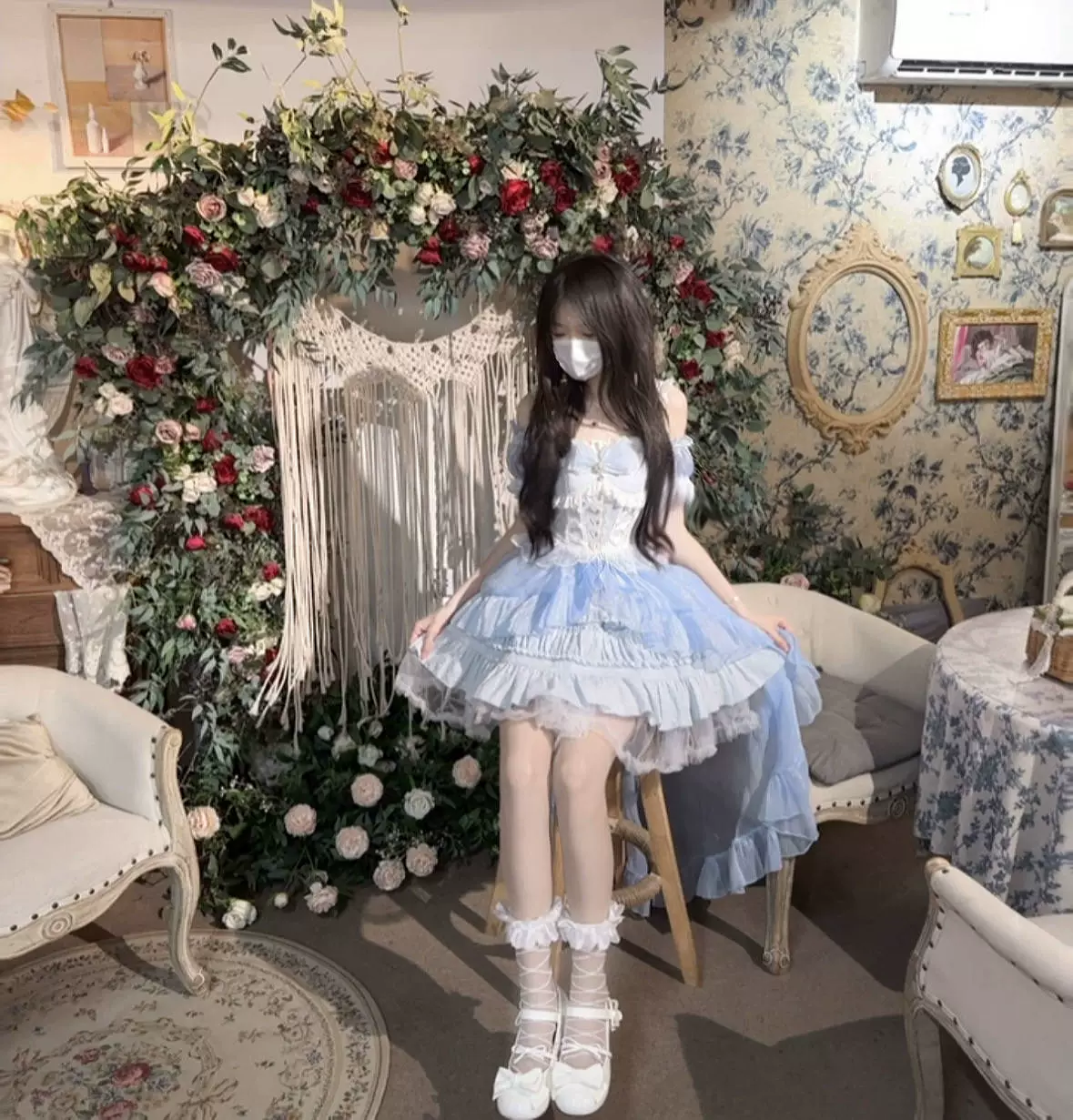 Rose Tale - Sweet Lolita JSK Summer Lolita Suspender Dress - Image 10