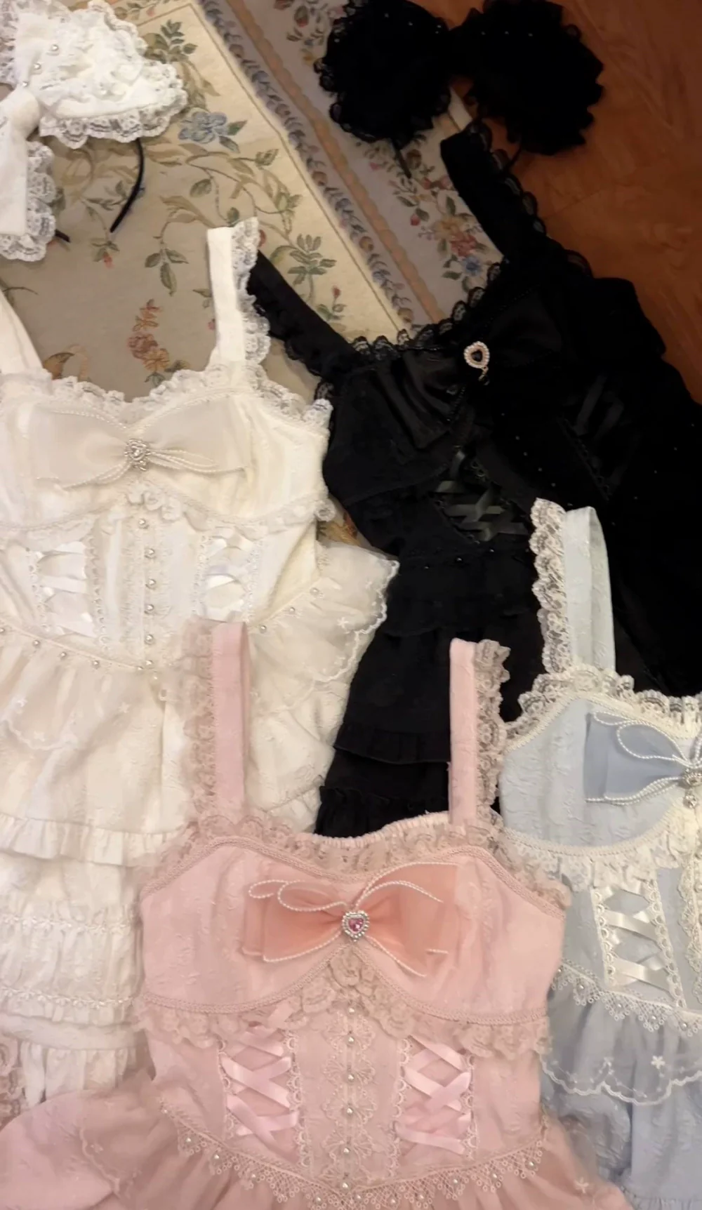 Rose Tale - Sweet Lolita JSK Summer Lolita Suspender Dress - Image 23