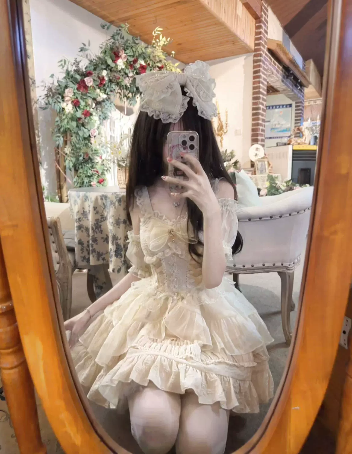Rose Tale - Sweet Lolita JSK Summer Lolita Suspender Dress - Image 5