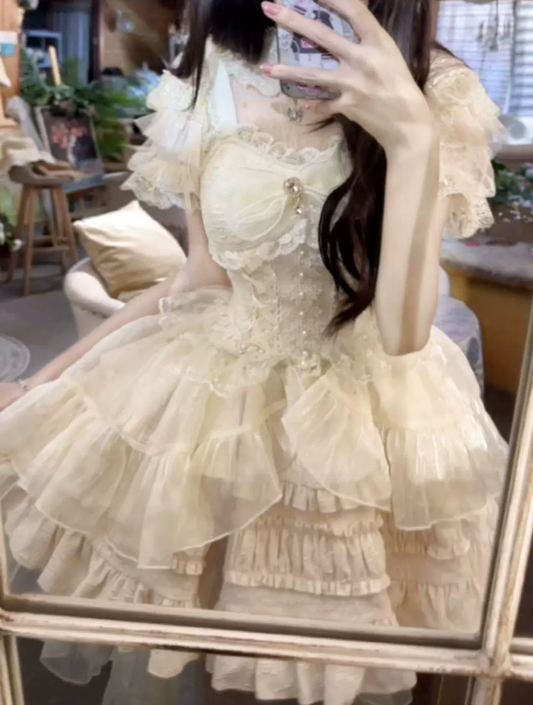 Rose Tale - Sweet Lolita JSK Summer Lolita Suspender Dress - Image 6