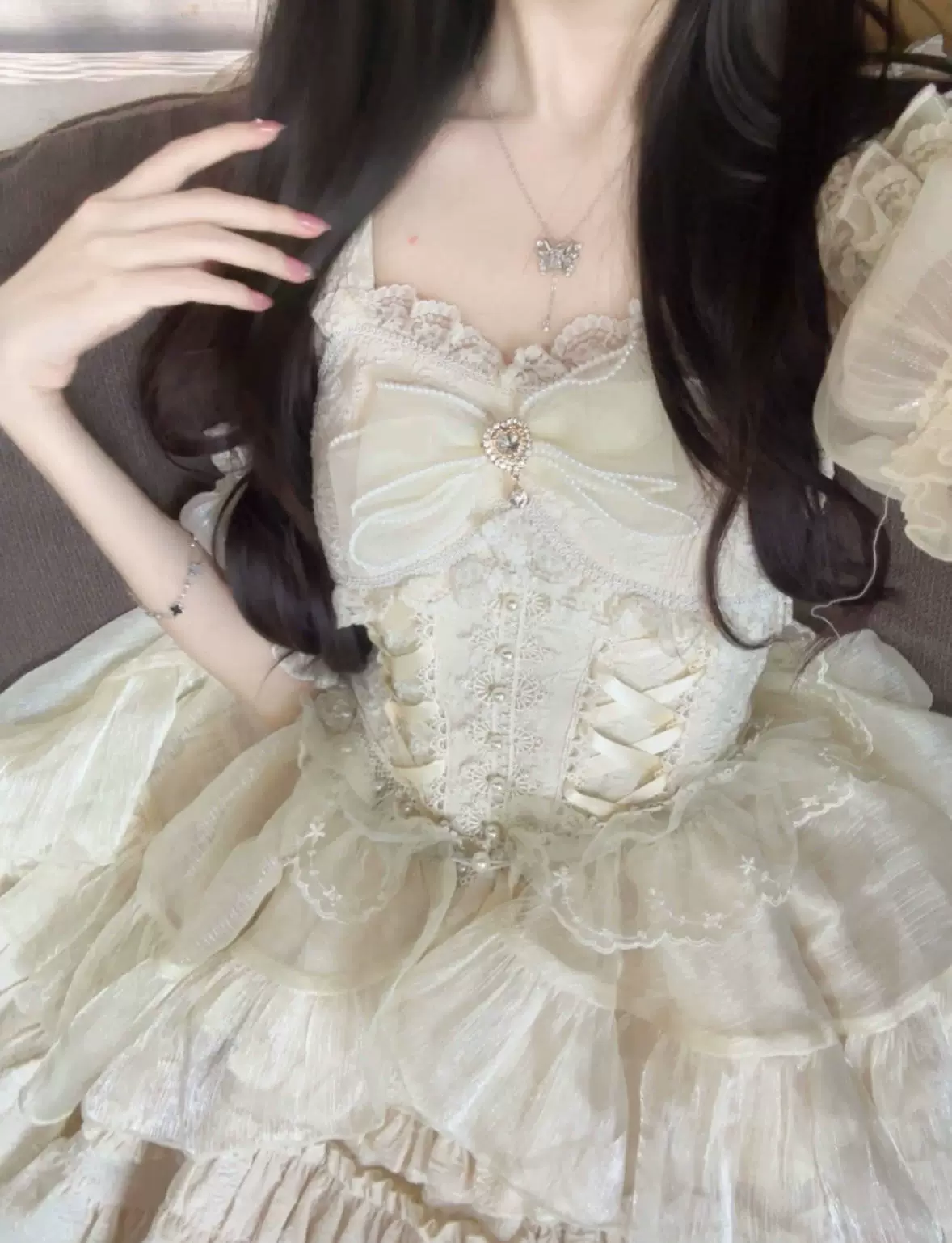 Rose Tale - Sweet Lolita JSK Summer Lolita Suspender Dress - Image 7