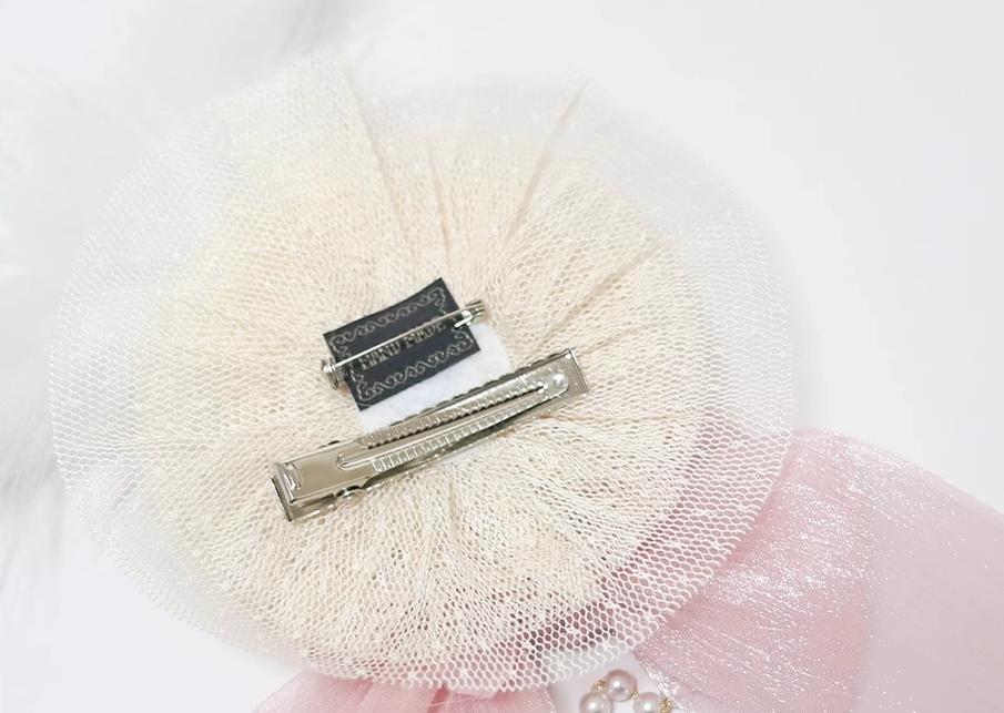 The Accessories' Story - Satin Ballet - Sweet Lolita Headdress Feather Bow - Image 19