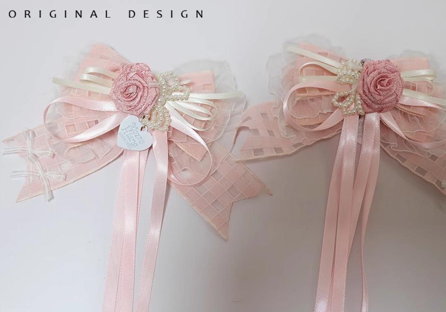 The Accessories' Story - Satin Ballet - Sweet Lolita Headdress Feather Bow - Image 22