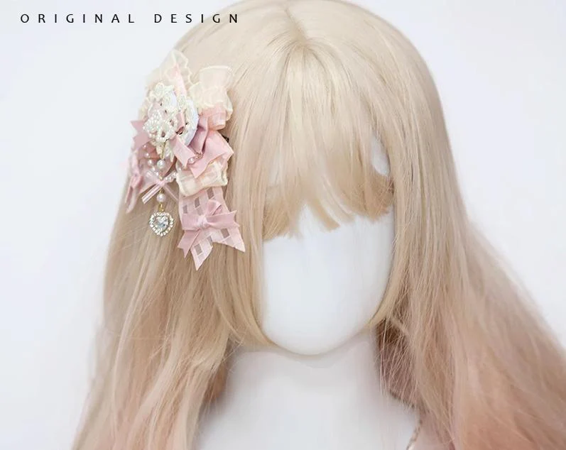 The Accessories' Story - Satin Ballet - Sweet Lolita Headdress Feather Bow - Image 25