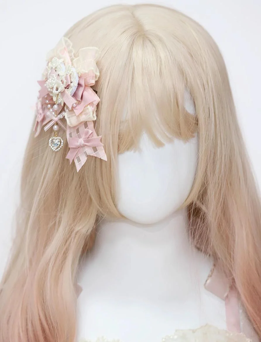 The Accessories' Story - Satin Ballet - Sweet Lolita Headdress Feather Bow - Image 26