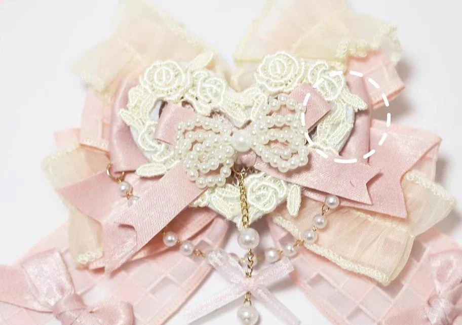The Accessories' Story - Satin Ballet - Sweet Lolita Headdress Feather Bow - Image 28