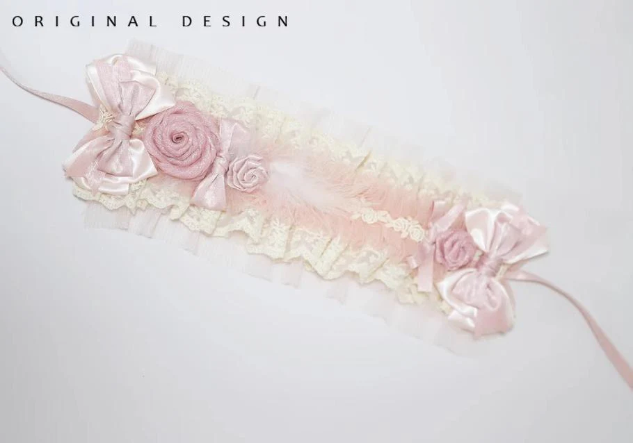 The Accessories' Story - Satin Ballet - Sweet Lolita Headdress Feather Bow - Image 30