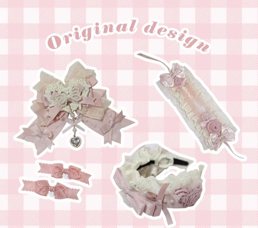 The Accessories' Story - Satin Ballet - Sweet Lolita Headdress Feather Bow - Image 36