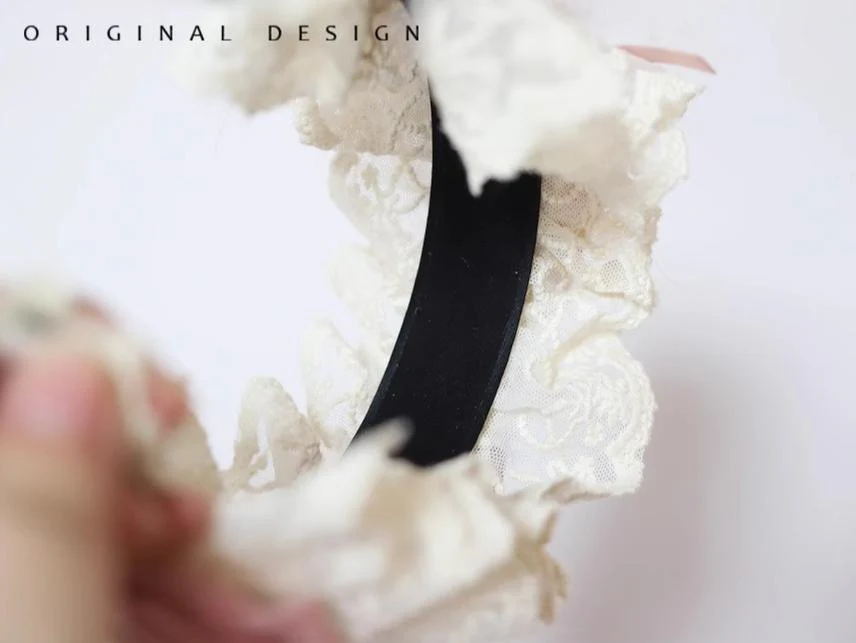 The Accessories' Story - Satin Ballet - Sweet Lolita Headdress Feather Bow - Image 8