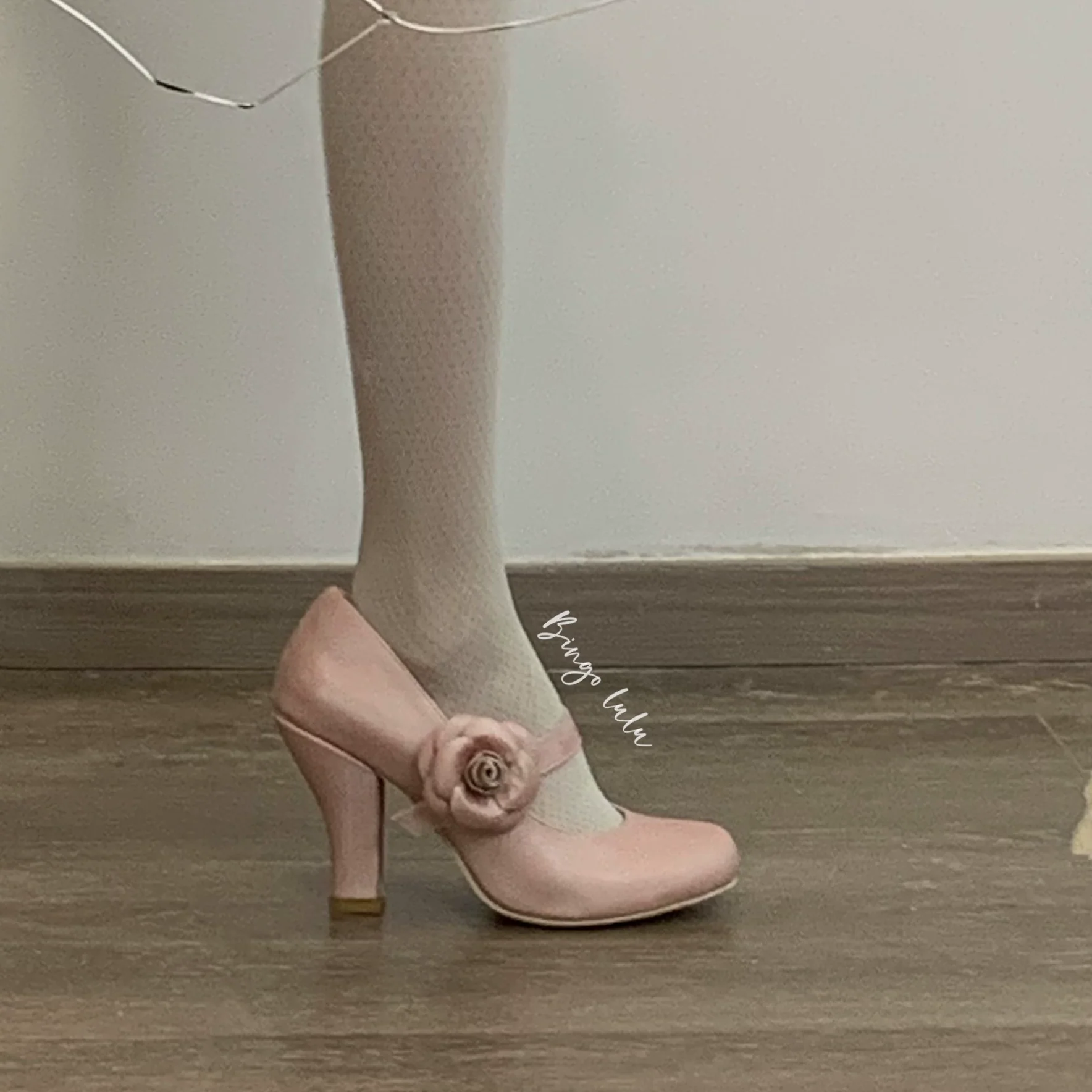 Bingo Lulu - Retro Sweet Lolita Shoes Mary Jane Lolita High Heels - Image 10