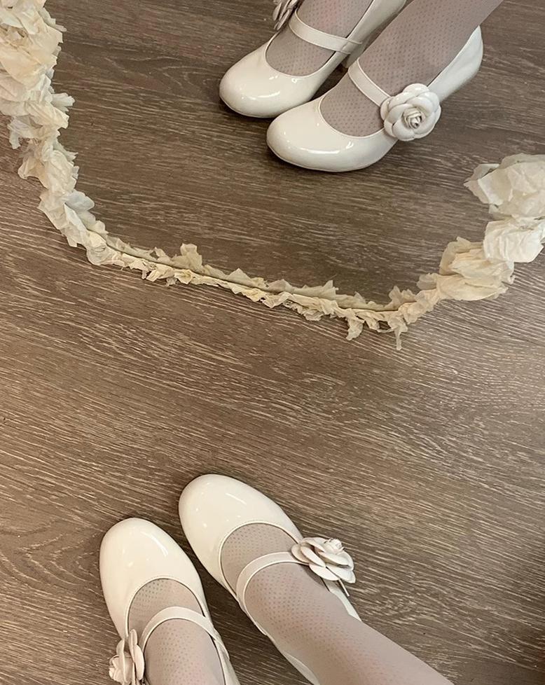 Bingo Lulu - Retro Sweet Lolita Shoes Mary Jane Lolita High Heels - Image 6