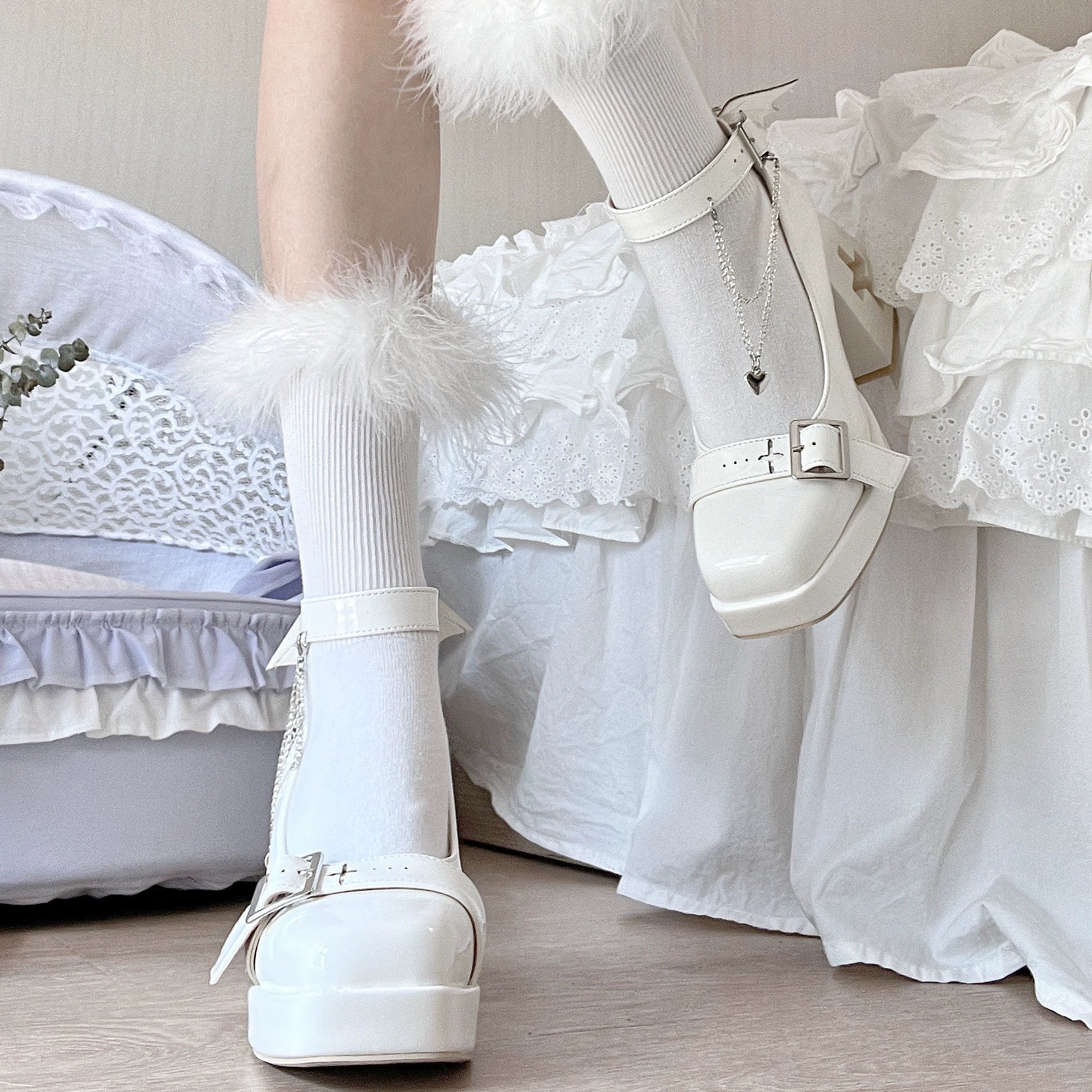 Bingo Lulu - Late Century Sweetheart - Punk Lolita High Heels Mary Jane Lolita Shoes - Image 16