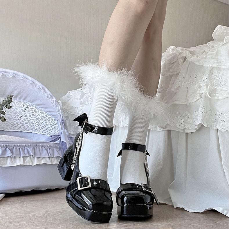 Bingo Lulu - Late Century Sweetheart - Punk Lolita High Heels Mary Jane Lolita Shoes - Image 8
