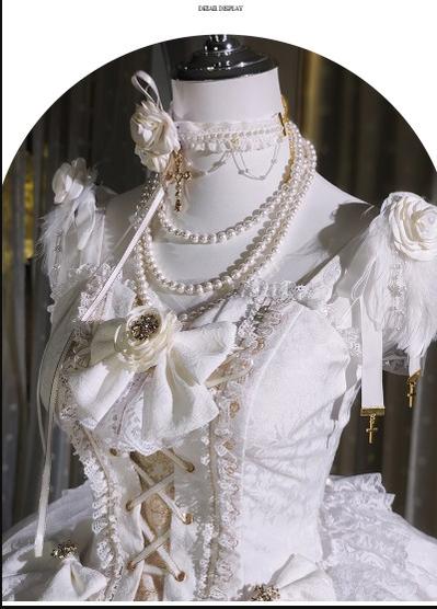 Black Lady - Gothic Lolita JSK Dress Set - Image 10