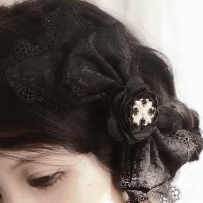 Black Lady - Gothic Lolita JSK Dress Set - Image 24