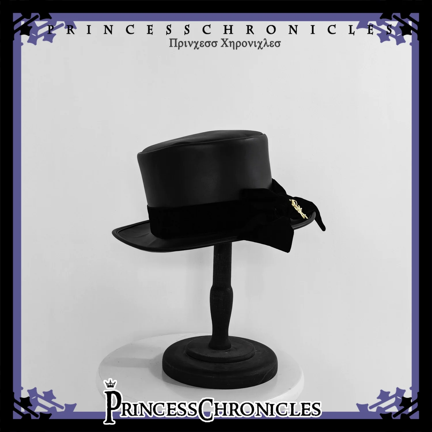 Doll - Black Ouji Lolita Hat Retro Prince Bowler Hat